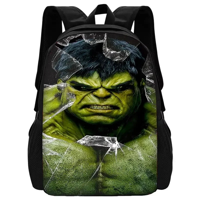 Sac à Dos Enfant Hulk - Effet Verre Brisé sur le Visage