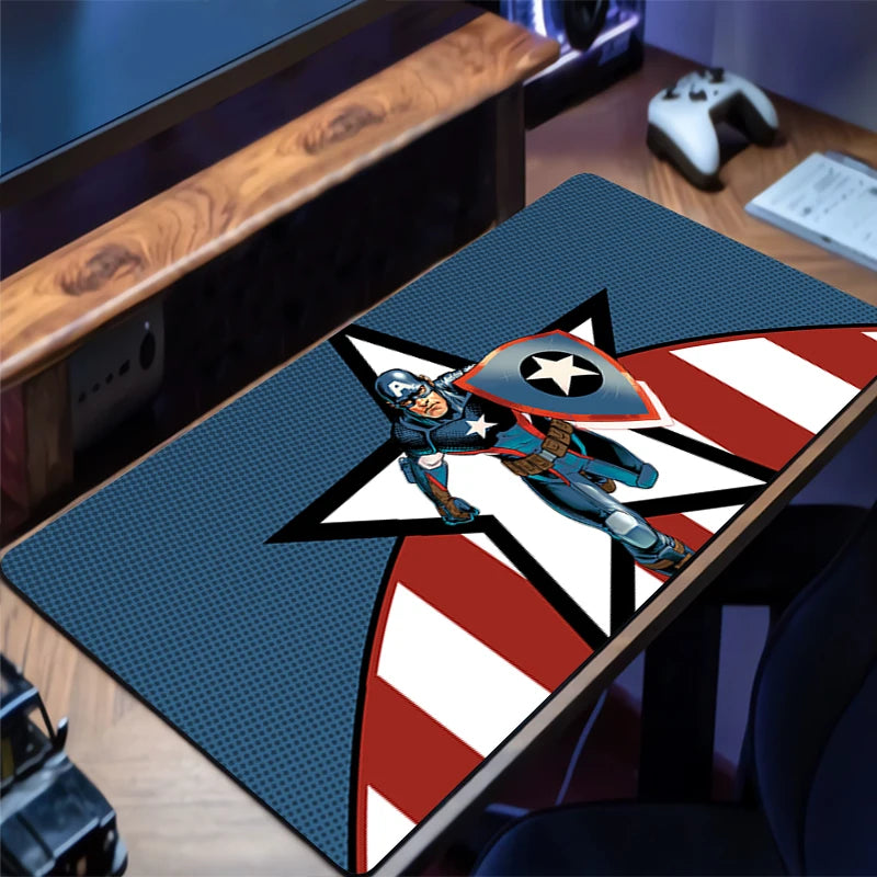 Tapis de Souris Avengers - Design Étoile Géométrique XXL
