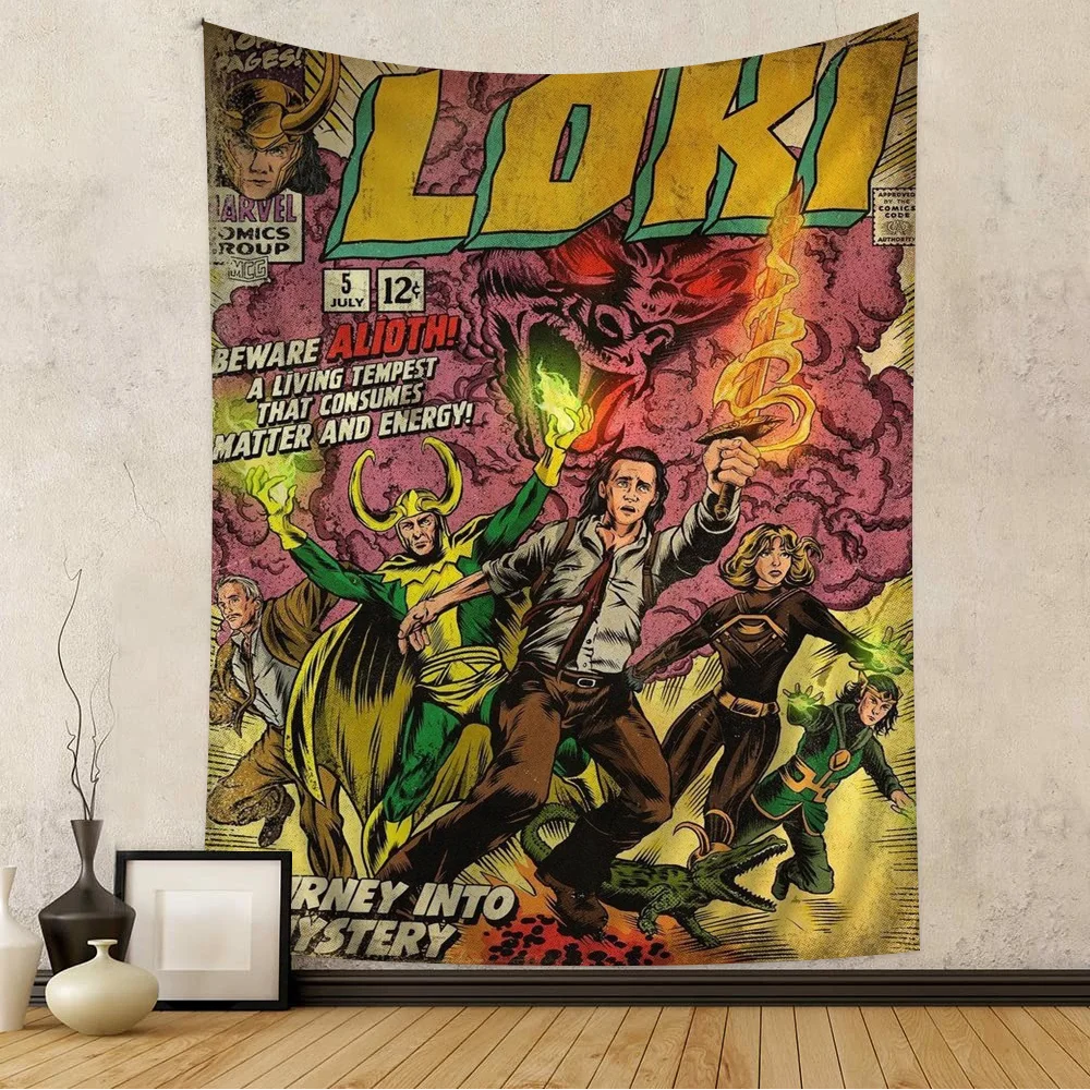 Tapisserie Loki - Couverture Comic Alioth