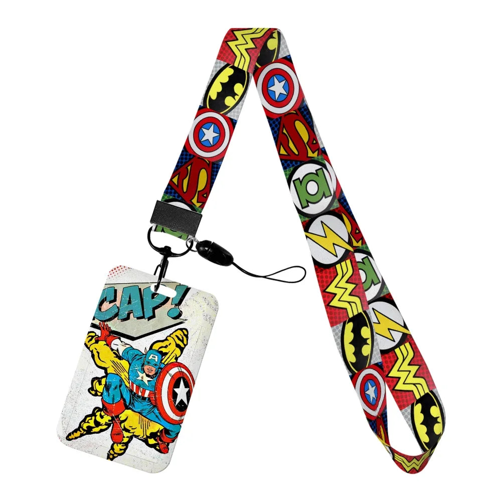 Porte-Badge Captain America - Comic Pop Art