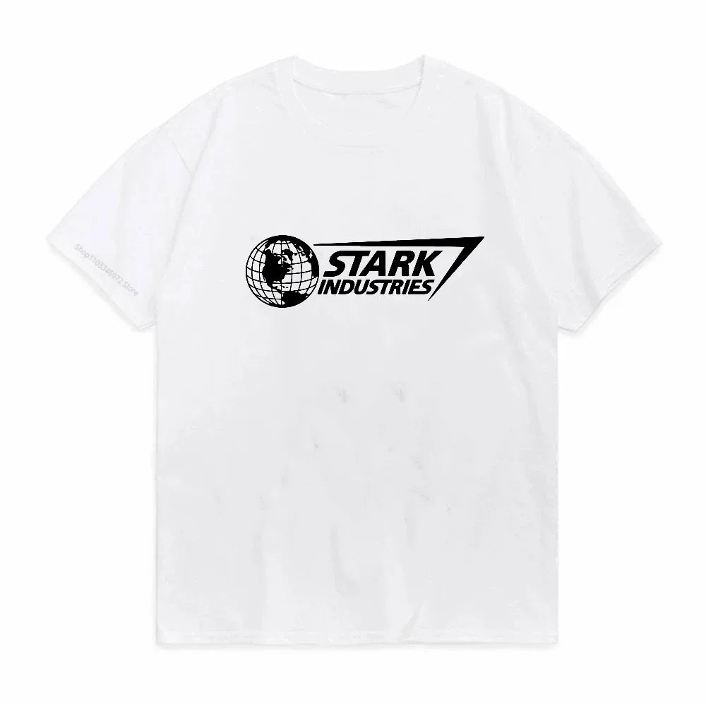 T-Shirt Stark Industries - Logo Noir Oversize