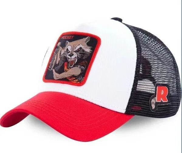 Casquette Rocket Raccoon - Blanche et Rouge