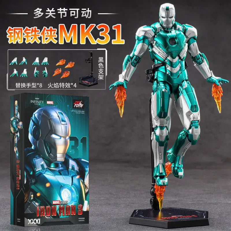 Figurine ZD Toys Iron Man MK31 - Tony Stark Action Figure