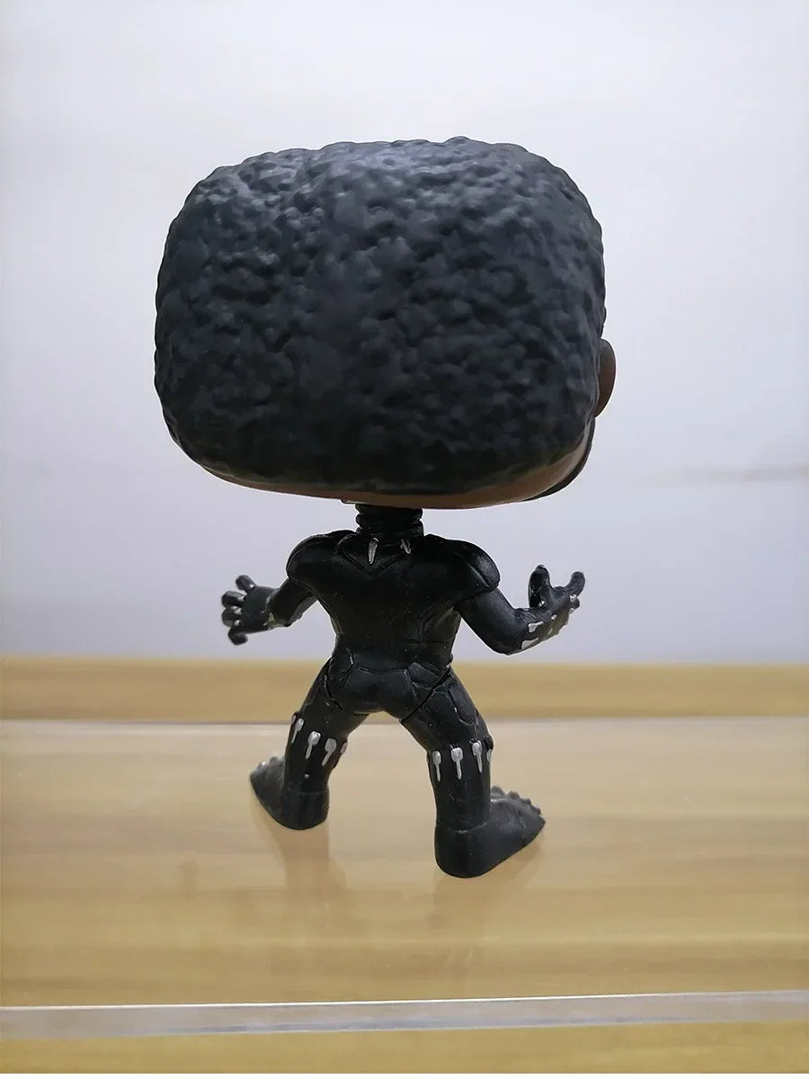 Figurine Vinyle Black Panther Style Funko - Visage Découvert