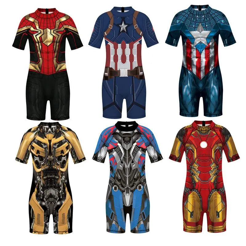 Combinaison Enfant Avengers Iron Man - Armure Rouge & Or