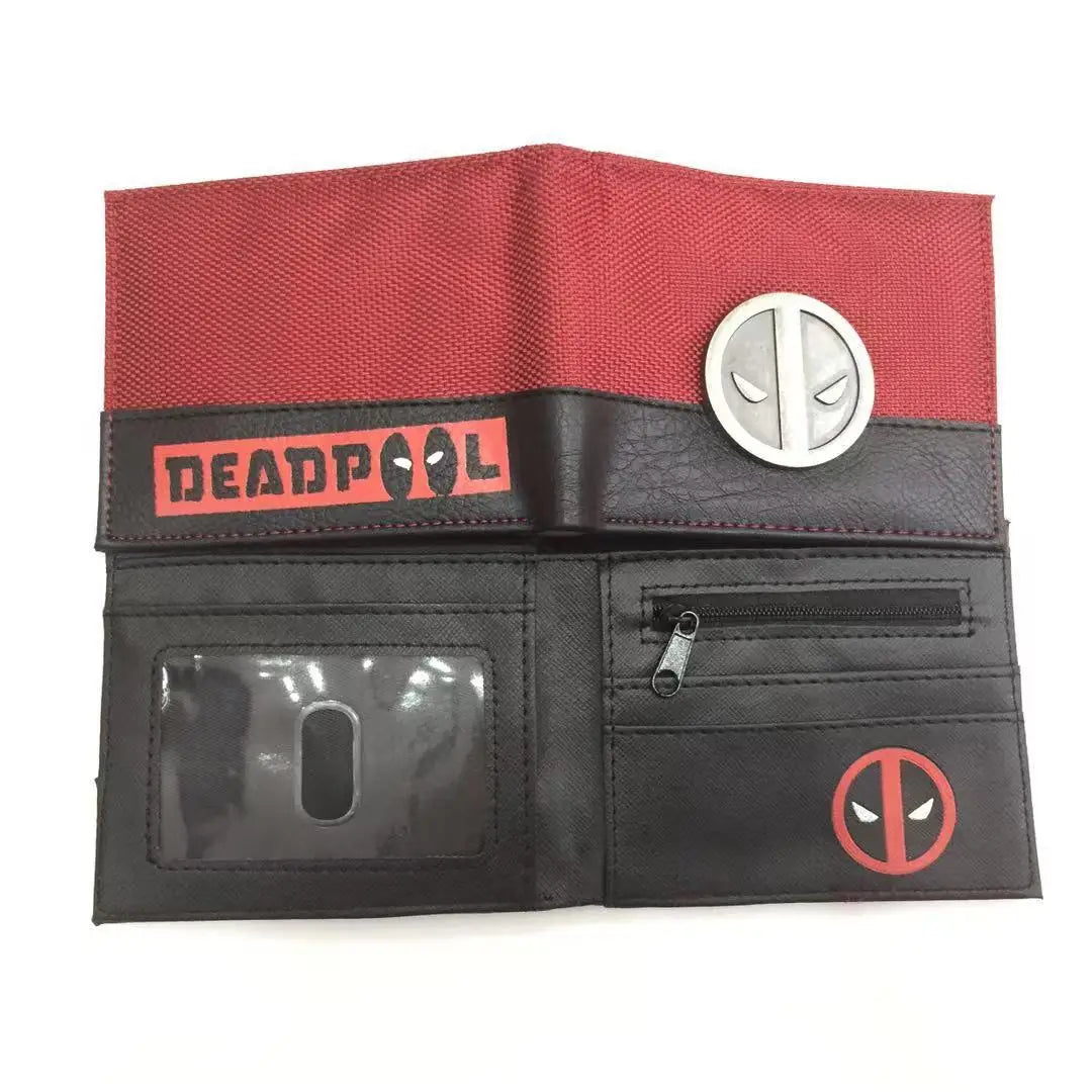Porte-Monnaie Avengers Deadpool - Texte Rouge et Noir
