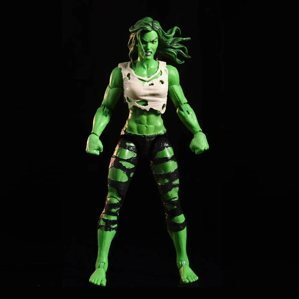 Figurine Articulée She-Hulk Marvel Legends - Double Tête 15cm