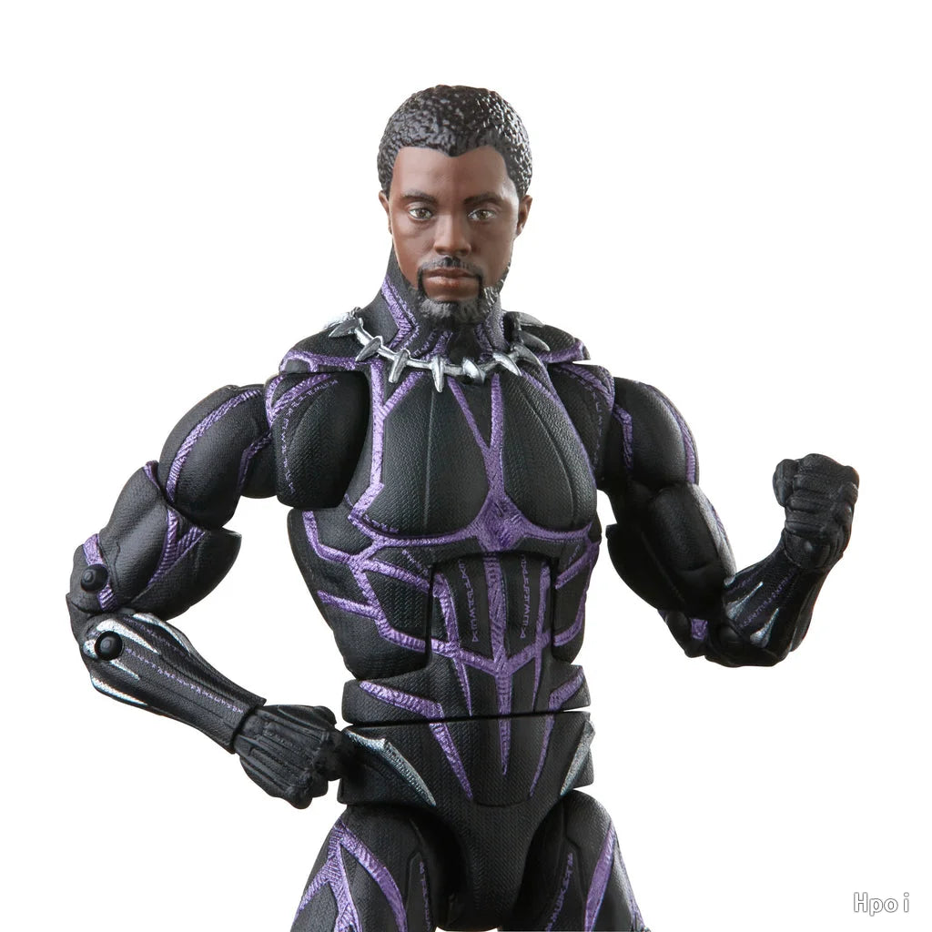 Figurine Hasbro Marvel Legends Black Panther - Costume Noir Violet Articulée