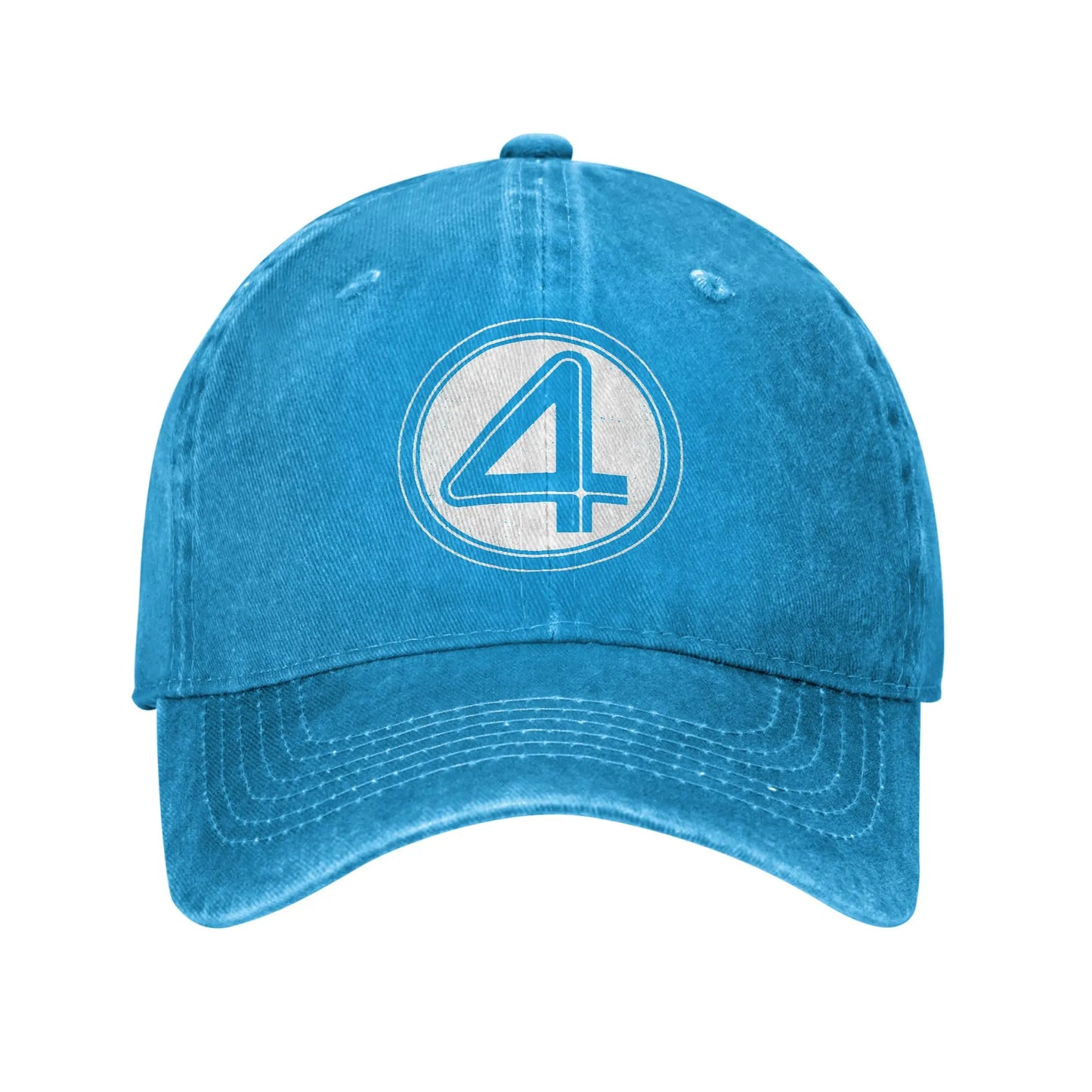Casquette Fantastic Four - Denim Délavé Turquoise