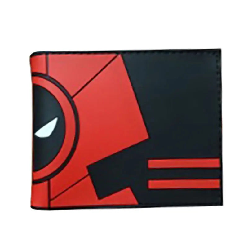 Porte-Monnaie Avengers Deadpool - Design Angulaire Noir Rouge