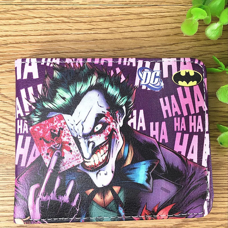 Porte-Monnaie DC Joker - Carte HaHa Violet