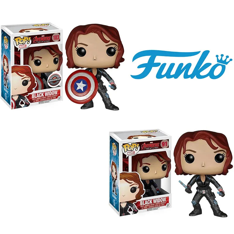 Figurine Funko Pop Avengers Black Widow - Bouclier Captain America #103