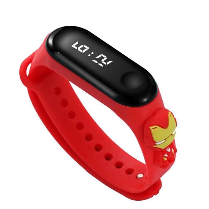 Montre Avengers LED - Enfant Étanche Super-héros