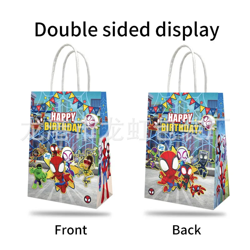 Sac Cadeau Kraft Spider-Man Team - Anniversaire
