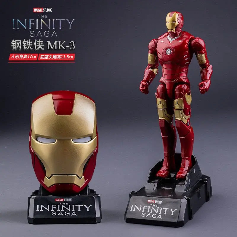 Figurine Iron Man MK3 avec Casque - Infinity Saga Collection