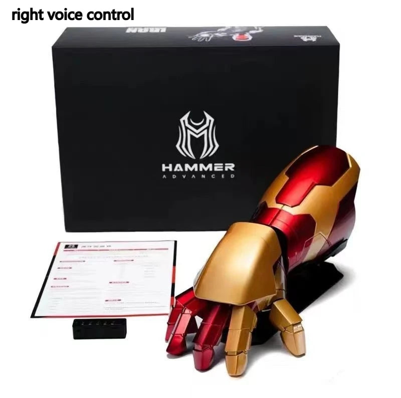 Bras Mécanique Iron Man - Avant-Bras MK42 Rouge et Or