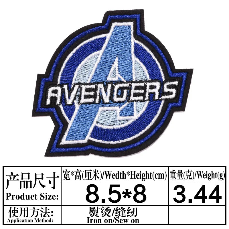 Patch Avengers Logo A - Foncé Brodé