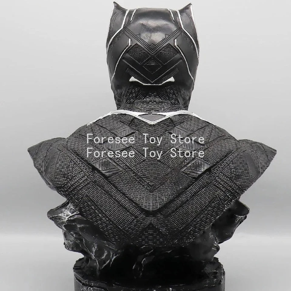 Buste Avengers Black Panther - Sculpture Résine Doré 35cm