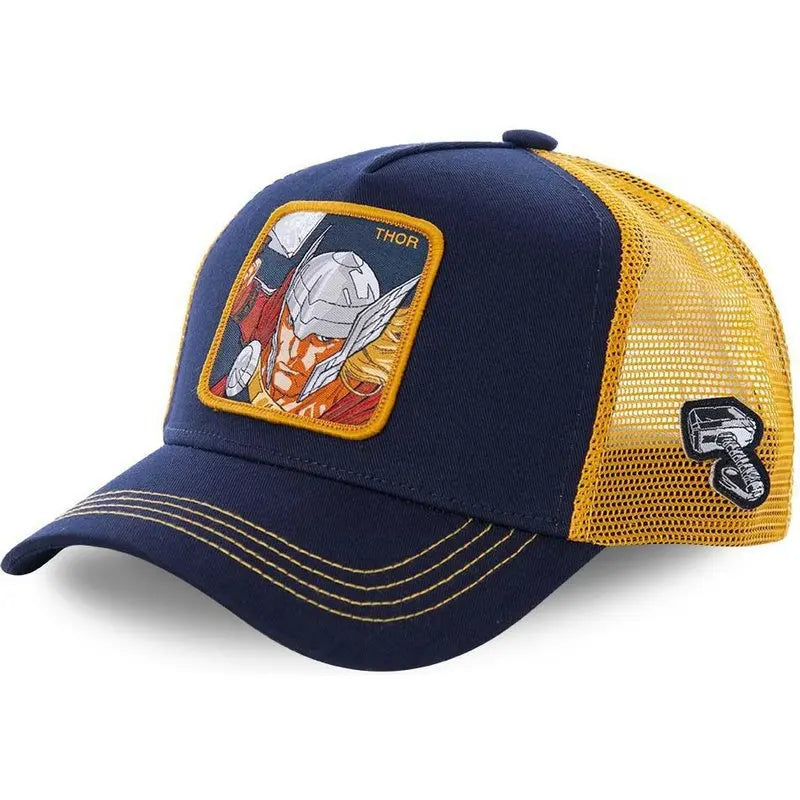 Casquette Thor - Bleu Marine et Jaune