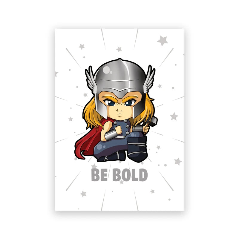 Poster Chibi Thor - Be Bold