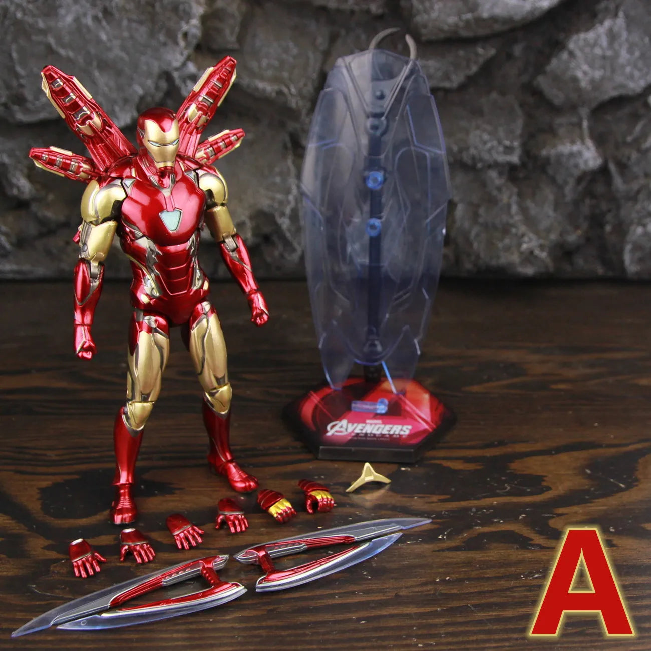 Figurine ZD Toys Iron Man MK85 2.0 LED - Ailes Nano Variante A