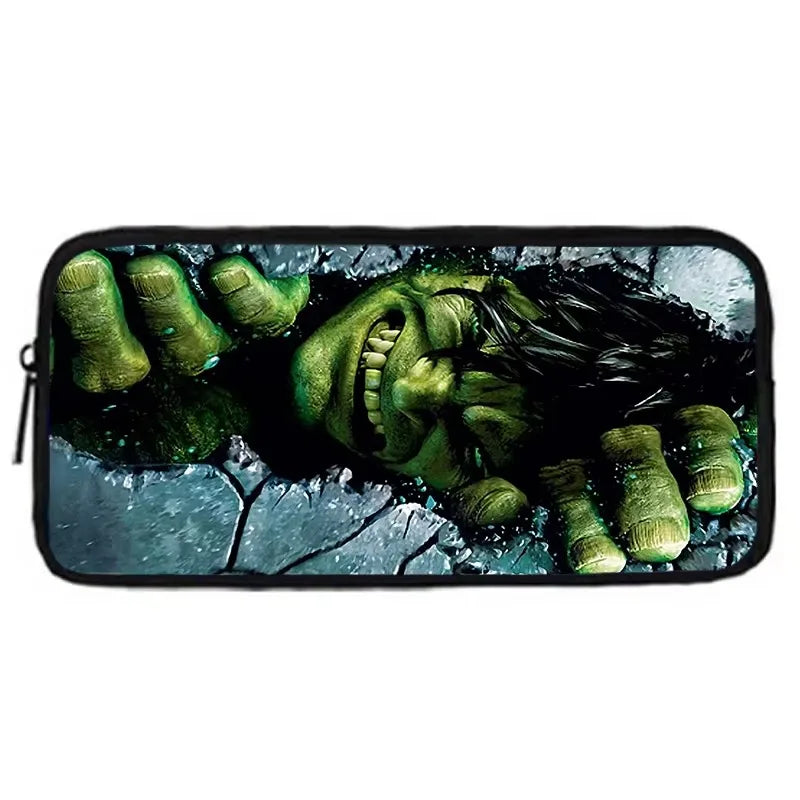 Trousse Hulk - Visage Émergeant du Mur en Pierre Fissuré