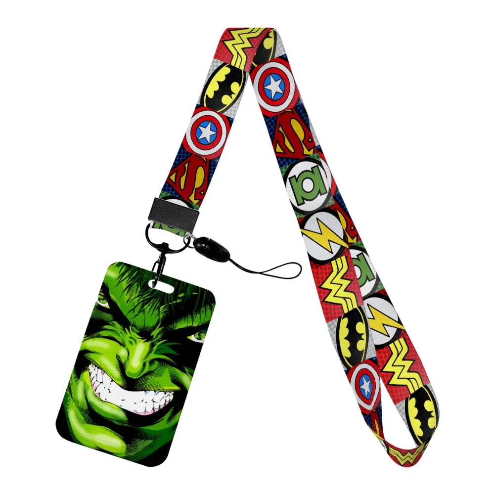 Porte-Badge Hulk - Visage Grimaçant