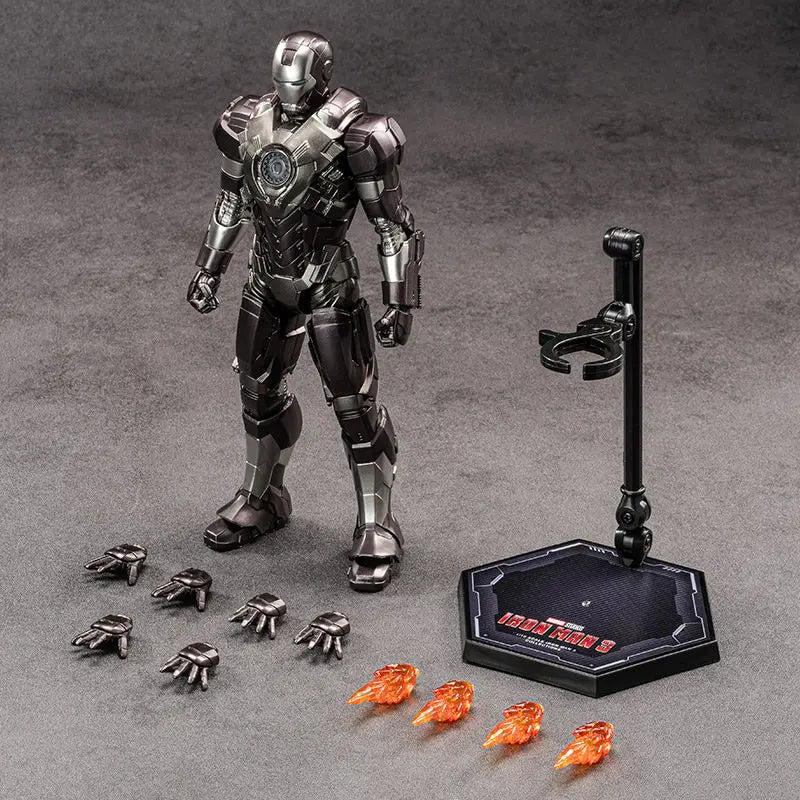 Figurine ZD Toys Iron Man MK39 Starboost - Variante Teal