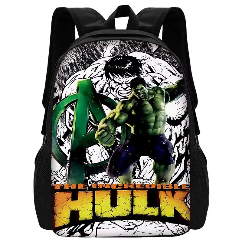 Sac à Dos Enfant Hulk - Logo Incredible Hulk Avengers Vert Style Comic