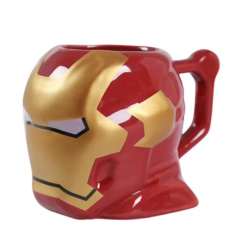 Mug Ceramique 3D Iron Man - Casque Rouge Or