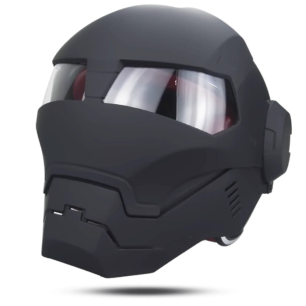 Casque Iron Man Avengers - Cosplay Noir Mat