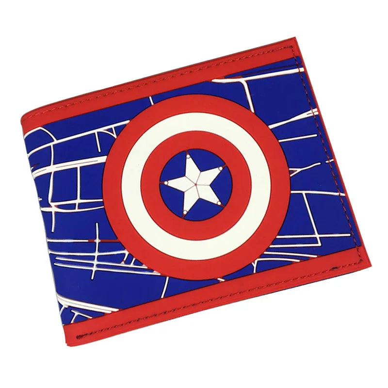 Porte-Monnaie Avengers Captain America - Bouclier Abstrait Bleu