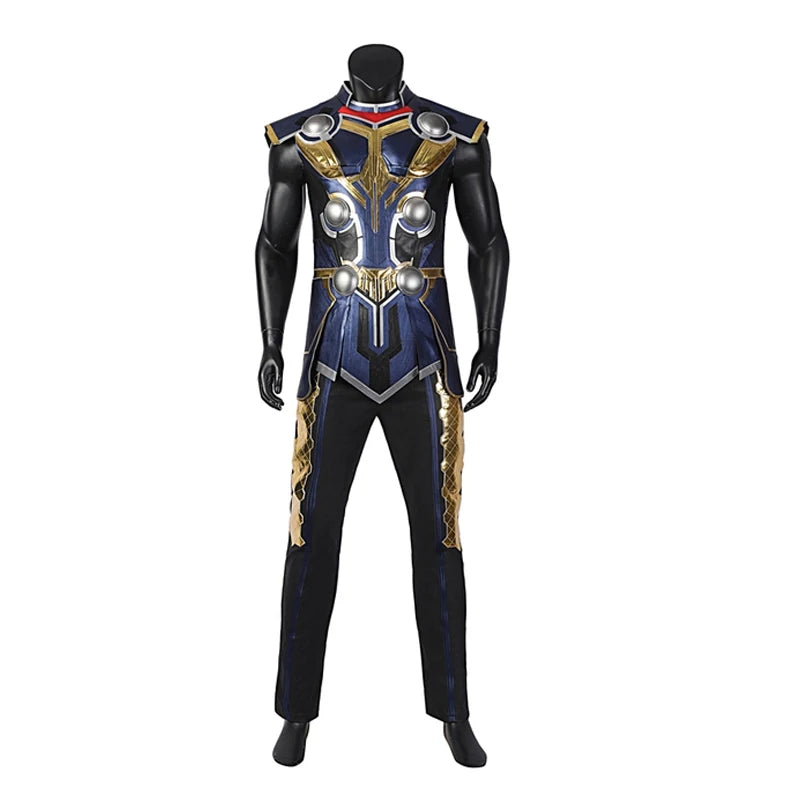 Costume Cosplay Thor Love and Thunder - Combinaison Odinson Cape Rouge Armure
