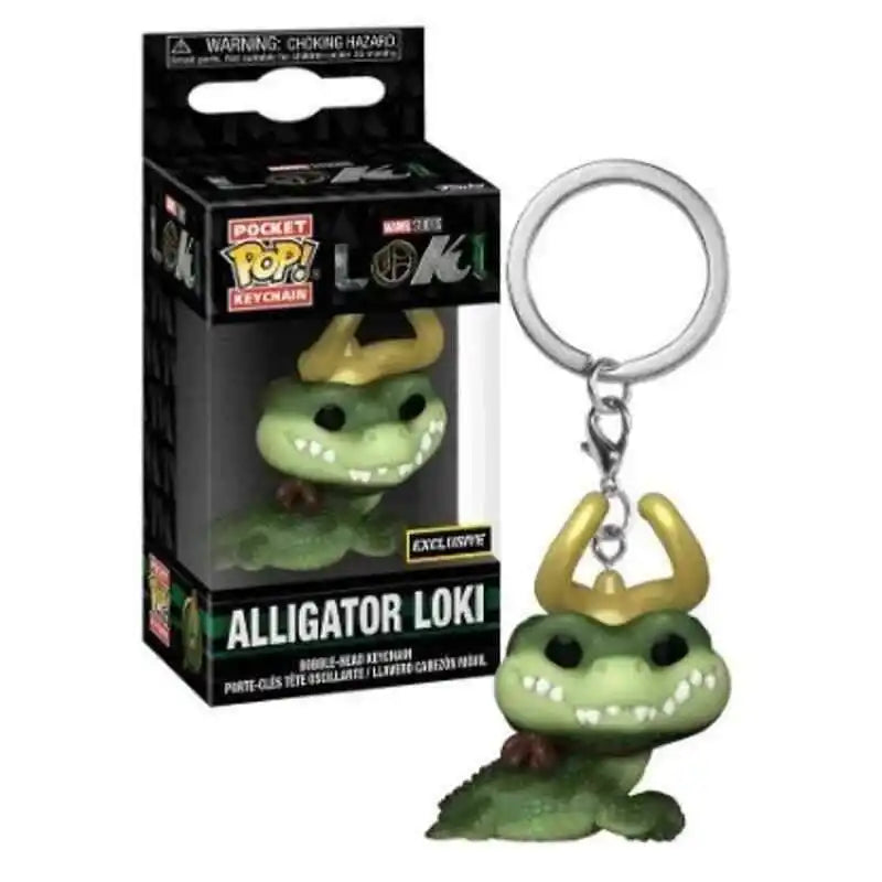 Porte-clés Alligator Loki - Figurine Exclusive Boîte
