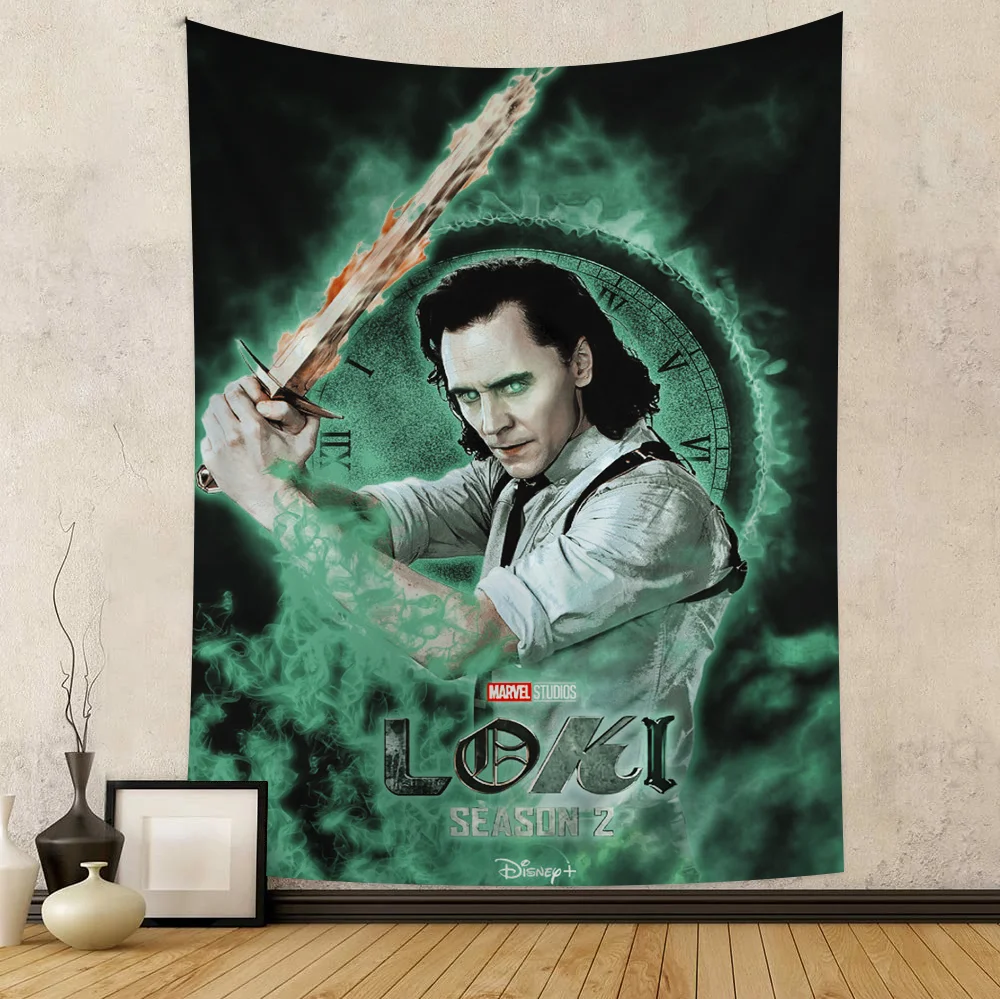 Tapisserie Loki - Affiche Saison 2 Horloge