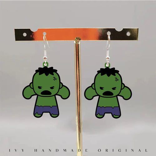 Boucles d'Oreilles Avengers Hulk