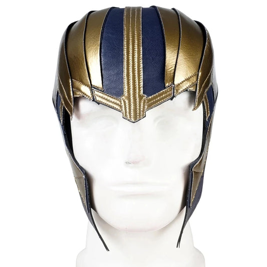 Casque Thanos - Armure Endgame Bleu Marine et Or