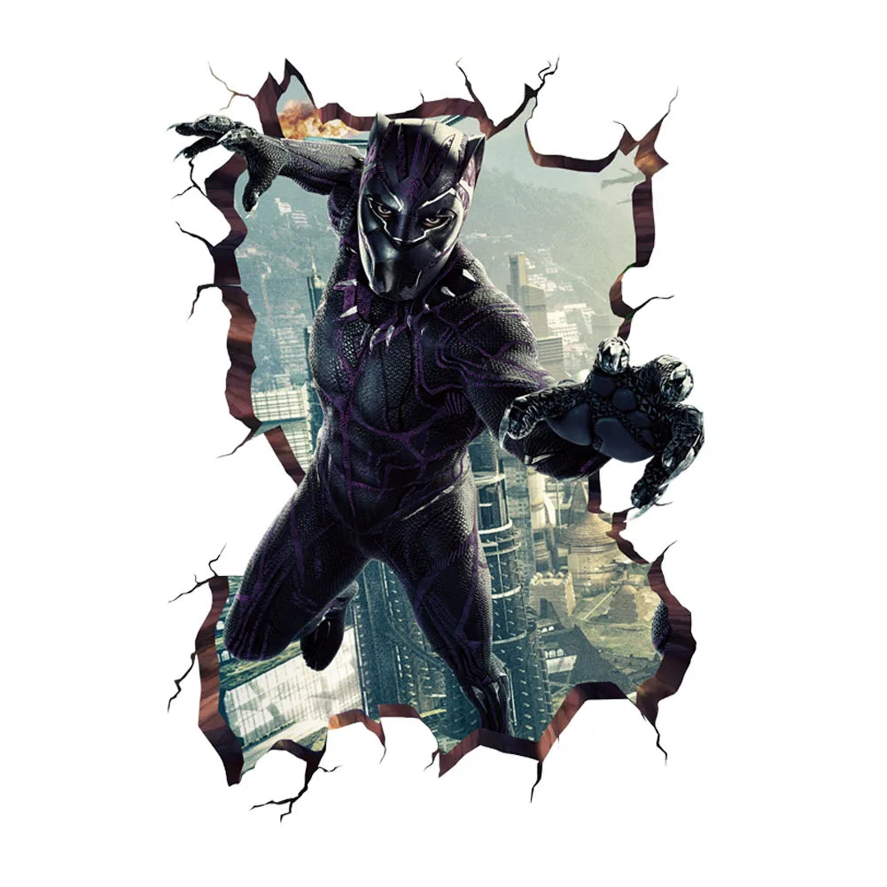 Sticker Mural Avengers Captain America - Décoration 3D Chambre Enfant