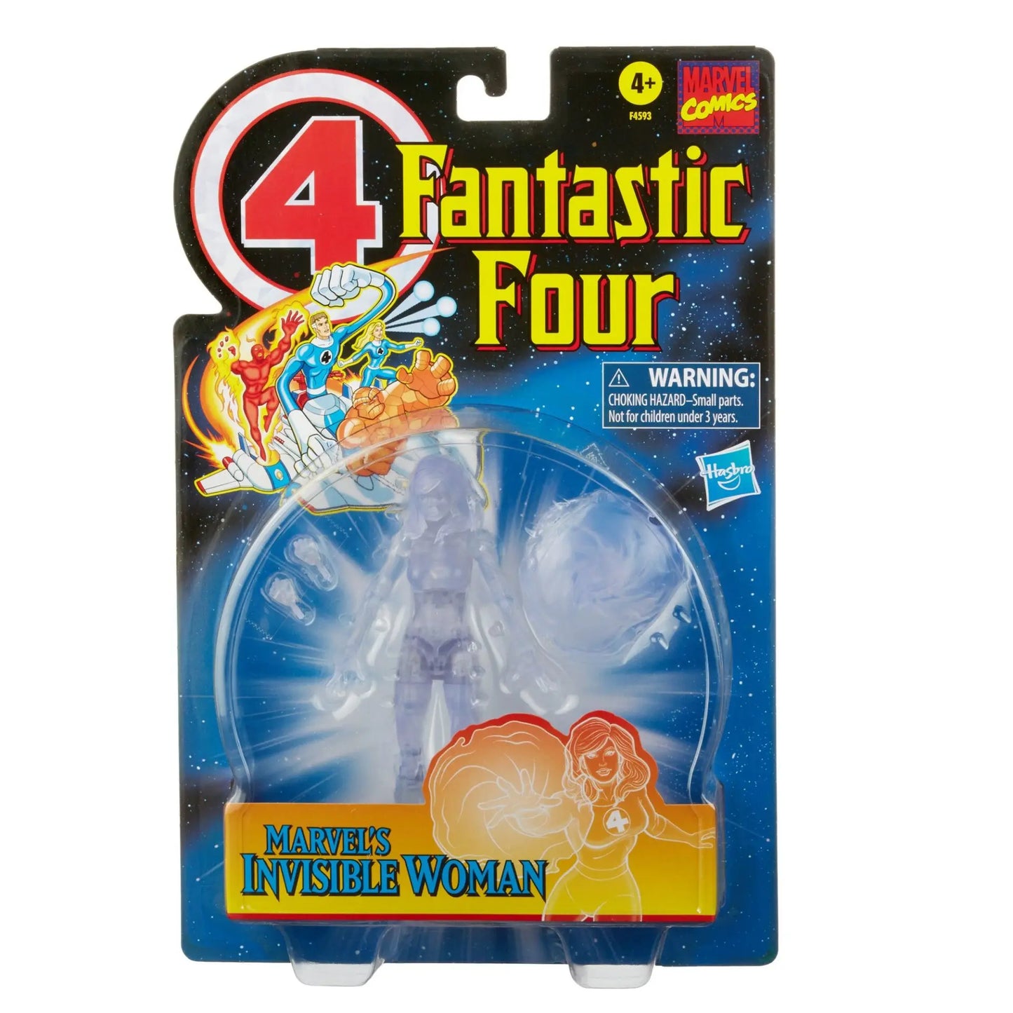 Figurine Marvel Legends Fantastic Four Retro Wave - The Thing Torche Humaine Femme Invisible M. Fantastique Psycho-Man 6 Pouces