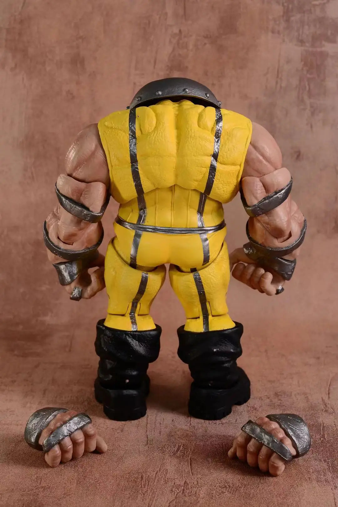 Figurine Wolverine Prison Weapon X - Combinaison Jaune Hache Menottes 9 Pouces