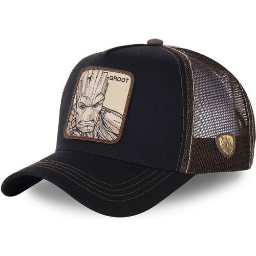 Casquette Groot - Noire et Marron
