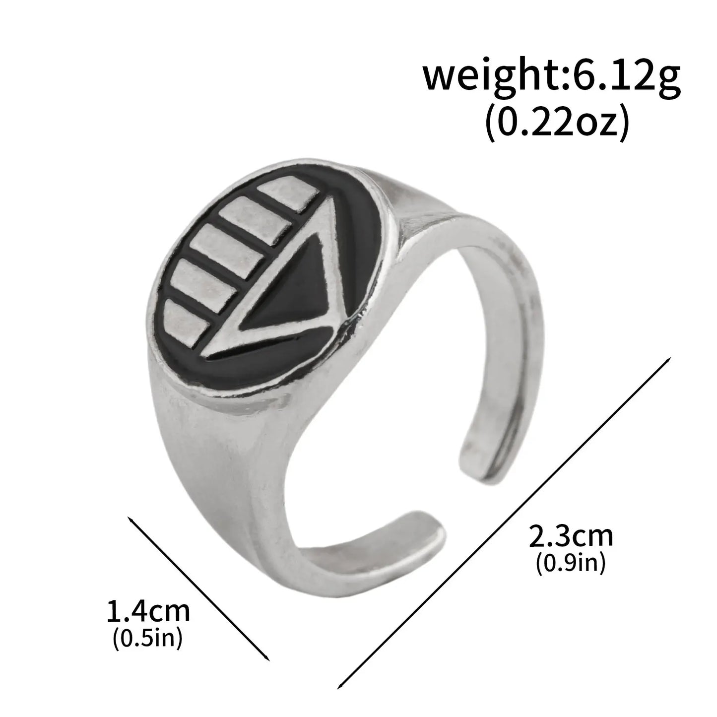 Bague Avengers - Triangle Noir Vision