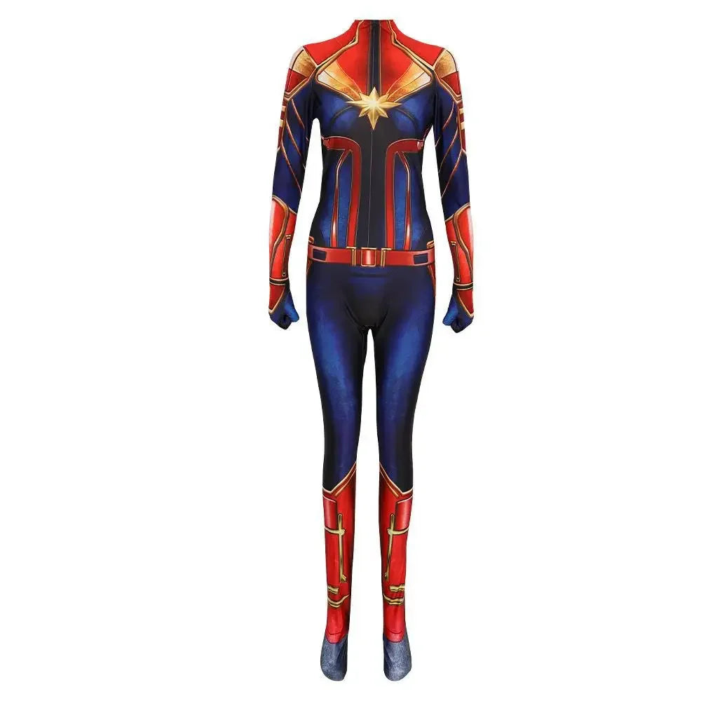 Combinaison Cosplay Captain Marvel - Carol Danvers Variante 2