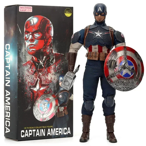 Figurine Avengers Captain America - Édition Deluxe 1/6
