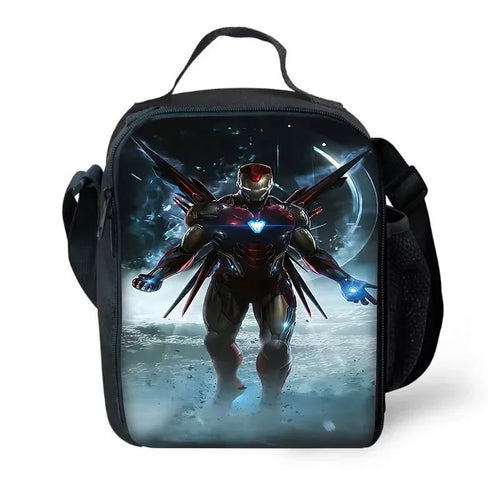 Sac Repas Avengers Iron Man - Ailes Déployées Réacteur Bleu