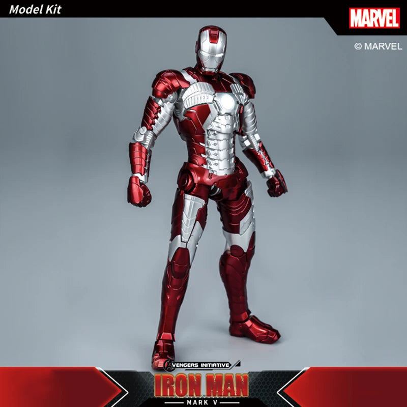 Figurine Fondjoy Iron Man MK5 - Armure Rouge et Argent avec Boîte