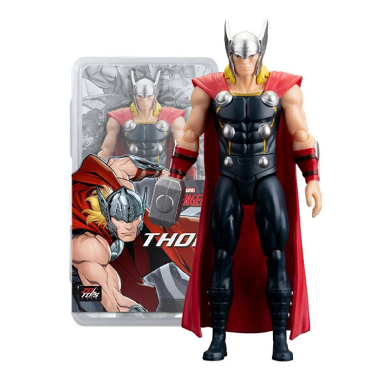 Coffret Avengers - Collection Multi-Personnages Iron Man Thor Hulk Spider-Man 18cm