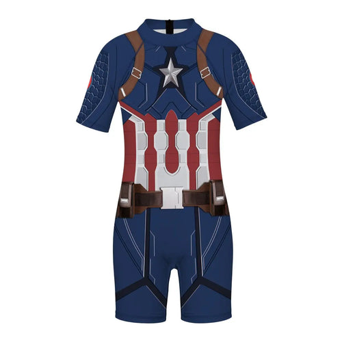 Combinaison Enfant Avengers Captain America - Sangles Marron