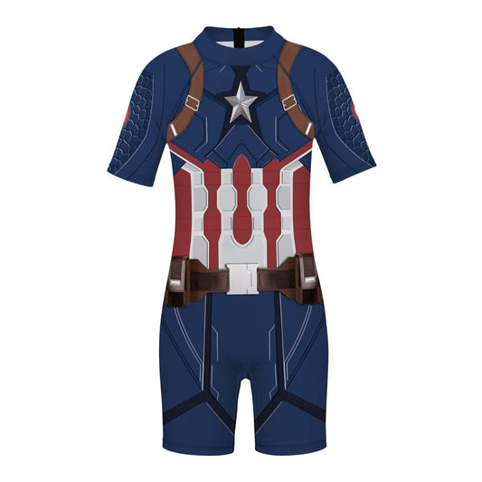 Combinaison Enfant Avengers Captain America - Sangles Marron