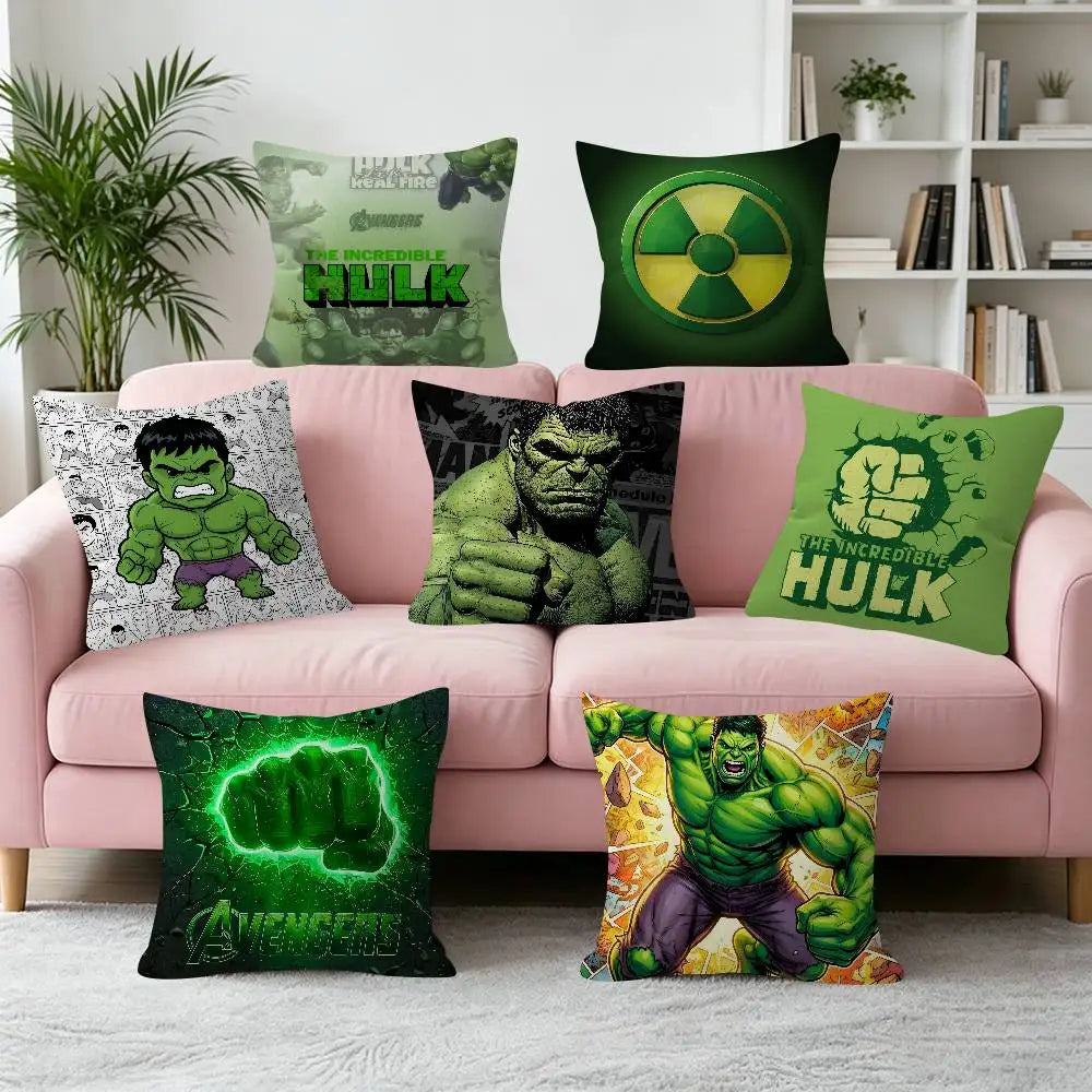 Housse de Coussin Hulk - Cri Style Vectoriel